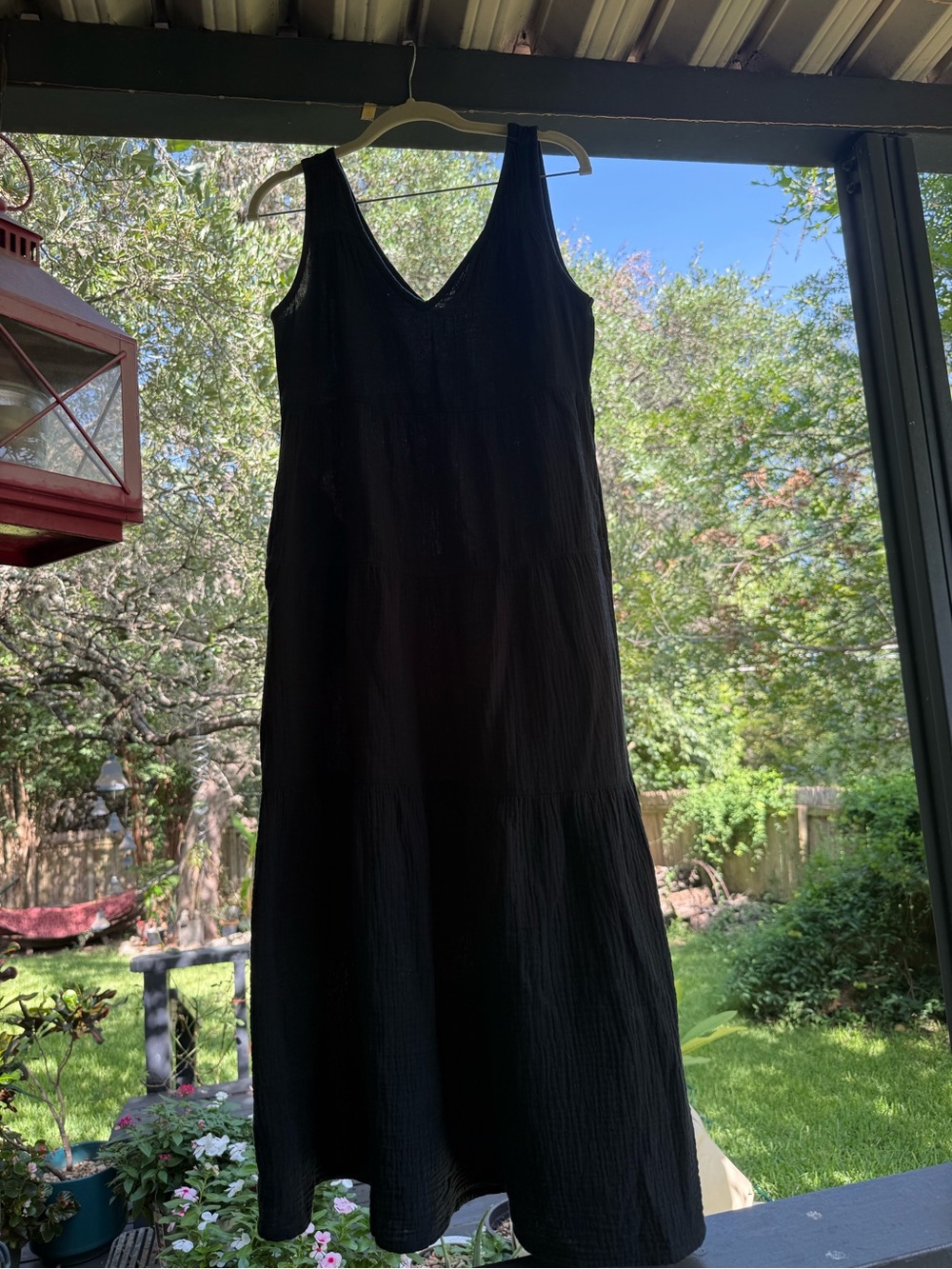 Black V-Neck Sleeveless Maxi Dress - Classic Women’s Dress by Faherty